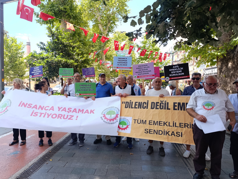Kocaeli'de emeklilerden hükümete tepki! "Etin adını bile ağzımıza alamıyoruz" - Resim : 1