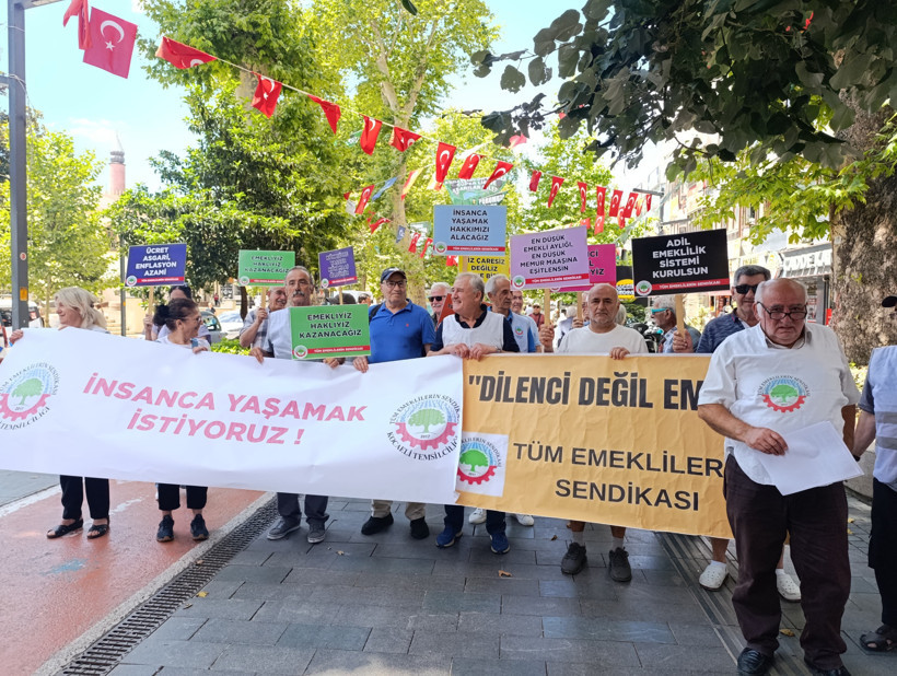 Kocaeli'de emeklilerden hükümete tepki! "Etin adını bile ağzımıza alamıyoruz" - Resim : 3