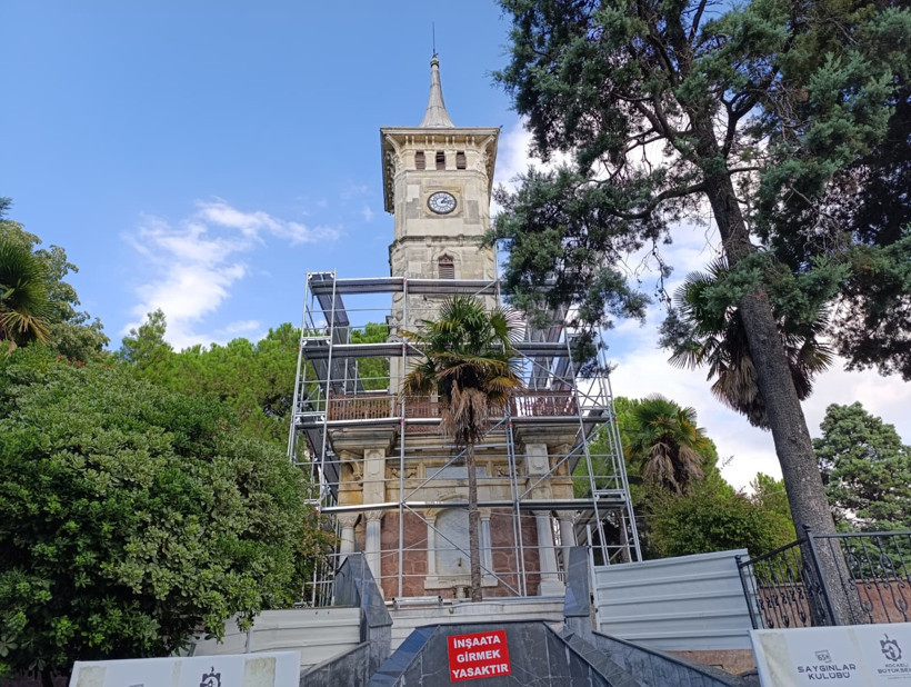 Saat Kulesinde restorasyon başladı... Tarihi doku yeniden hayat bulacak - Resim : 4