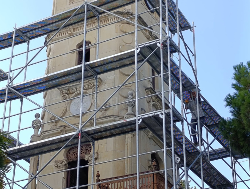 Saat Kulesinde restorasyon başladı... Tarihi doku yeniden hayat bulacak - Resim : 3
