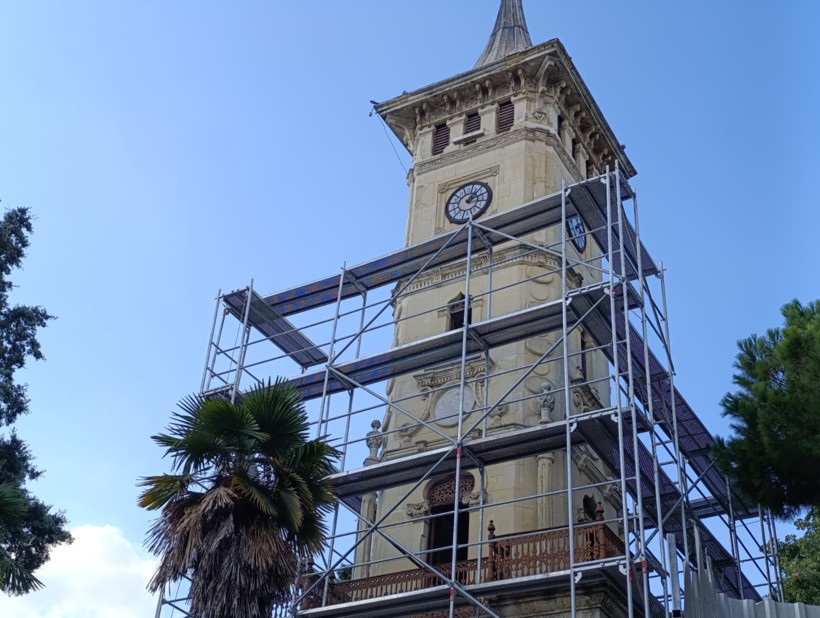 Saat Kulesinde restorasyon başladı... Tarihi doku yeniden hayat bulacak - Resim : 1