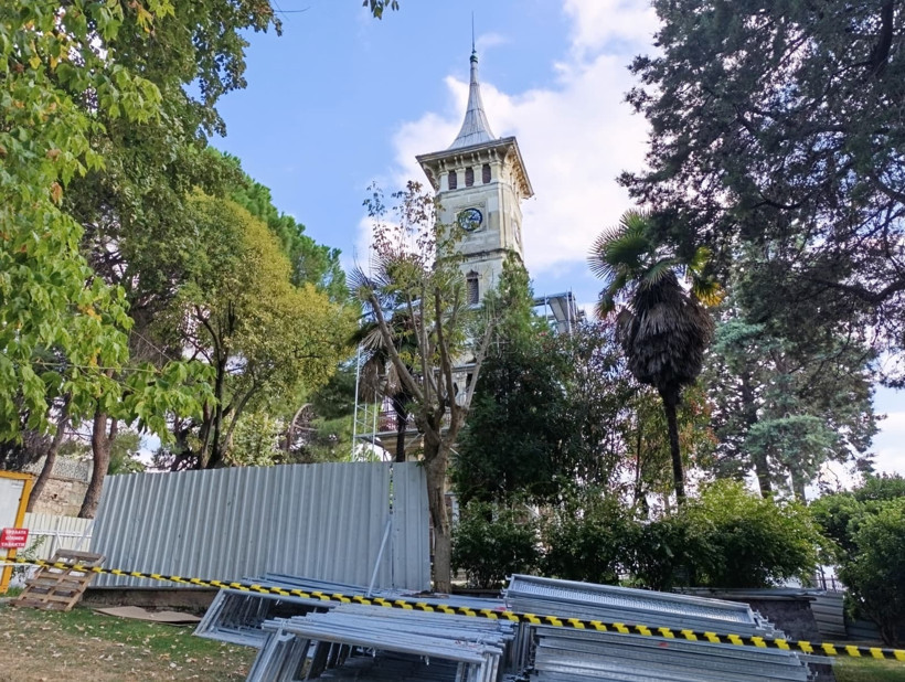 Saat Kulesinde restorasyon başladı... Tarihi doku yeniden hayat bulacak - Resim : 5