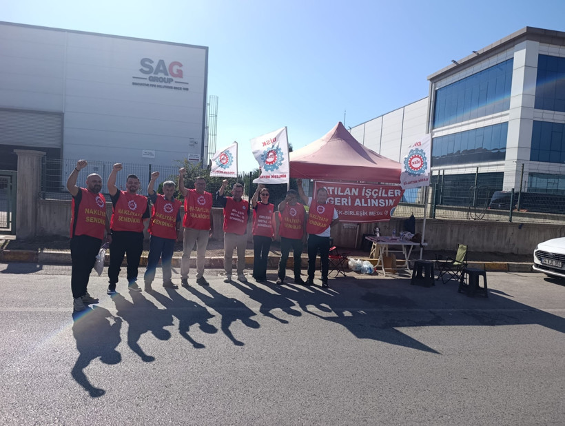 Nakliyat İş'ten SAG Hidrolik işçilerine destek ziyareti - Resim : 1