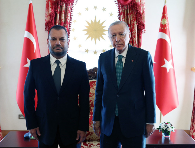 Cumhurbaşkanı Erdoğan, 4 spor kulübü başkanını kabul etti - Resim : 4