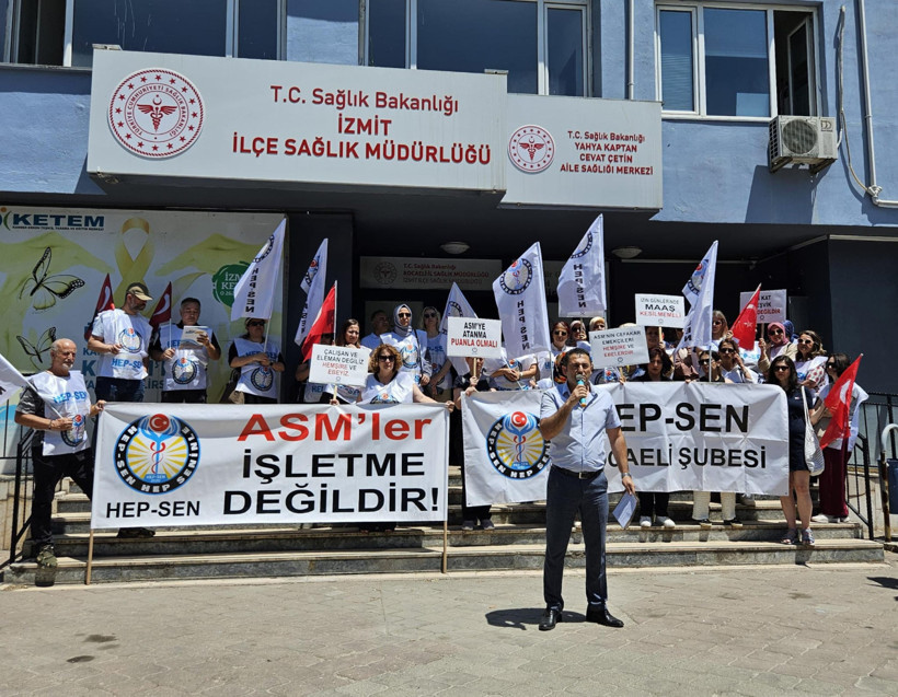 ASM çalışanları İzmit’te taleplerini haykırdı - Resim : 2