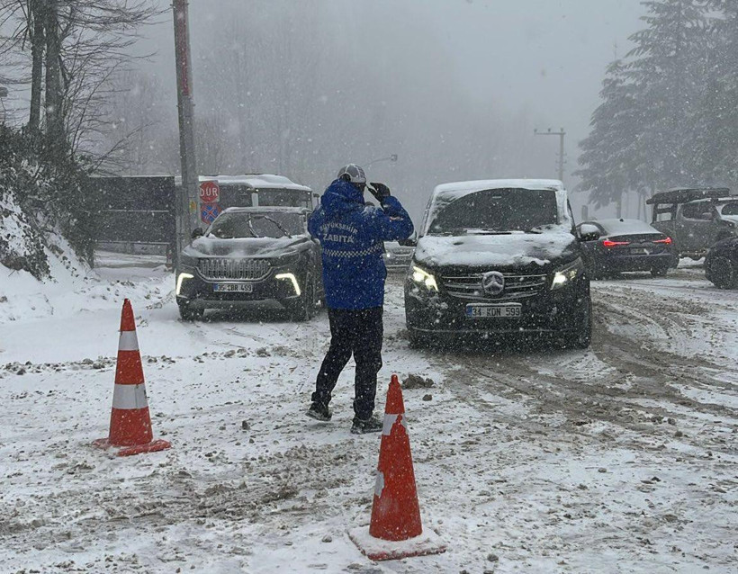 Zabıta ekiplerinden kar kış demeden sıkı denetim! - Resim : 2