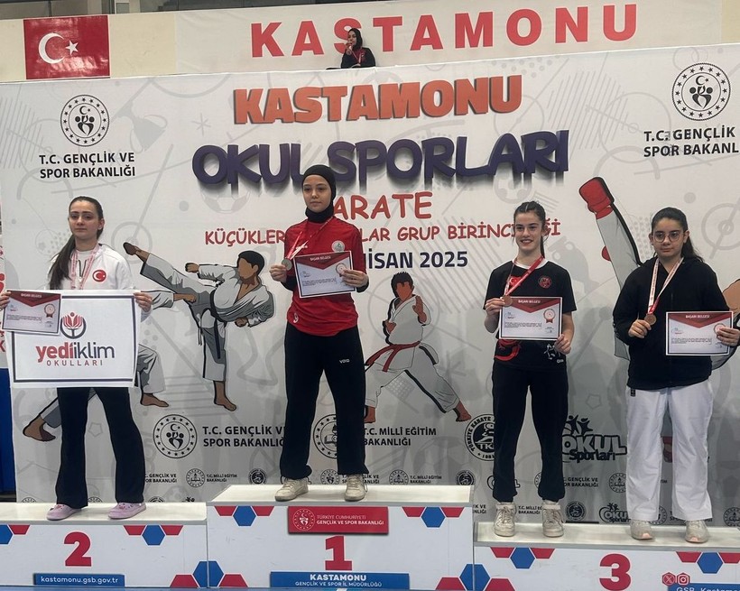 Körfezli karatecilerden 5 sporcu ile 5 şampiyonluk - Resim : 1