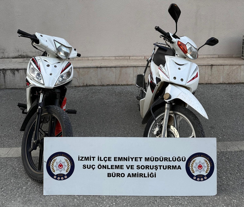 Kocaeli'de motosiklet hırsızları yakalandı! - Resim : 1