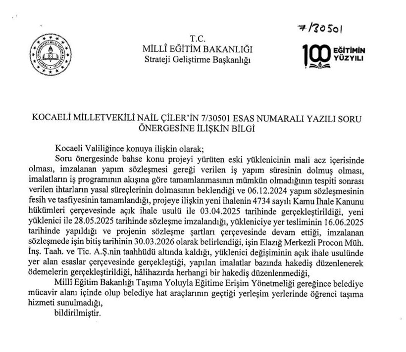 Bir türlü bitmeyen okul! Yeniden ihale edildi - Resim : 3