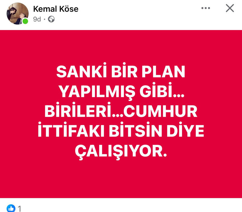 Eski MHP milletvekilinden dikkat çeken uyarı: Cumhur İttifakı bitsin diye uğraşıyorlar! - Resim : 1