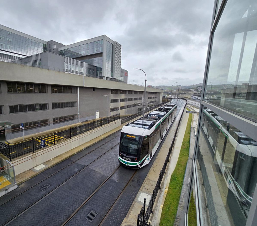 Şehir Hastanesi tramvay hattı rekor kırdı - Resim : 1