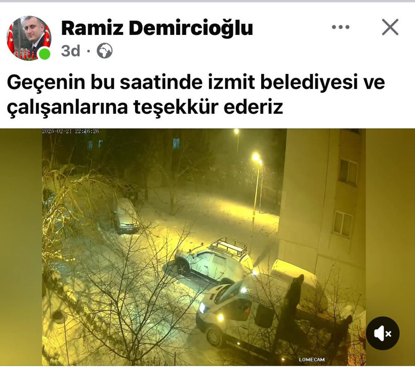 Vatandaştan belediye emekçilerine teşekkür - Resim : 1