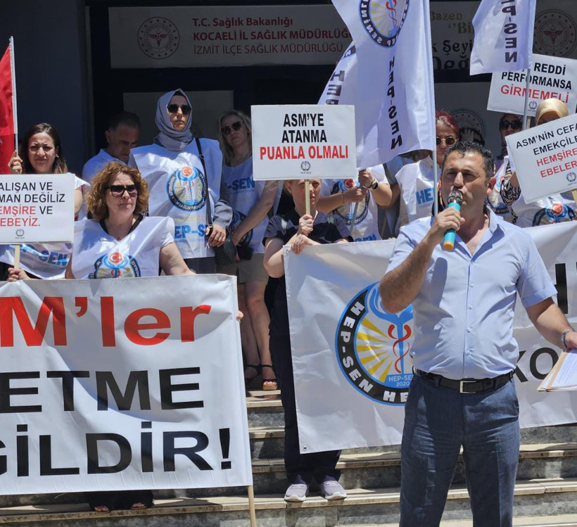 ASM çalışanları İzmit’te taleplerini haykırdı - Resim : 1