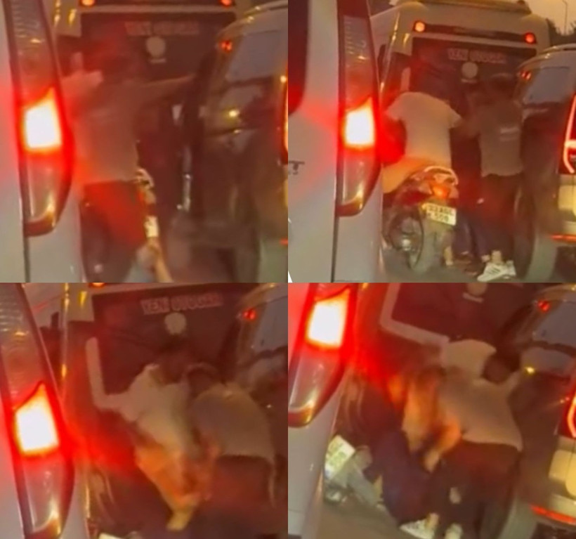 Motosikletli şahıslar, tartıştıkları araç sürücüsüne saldırdı! - Resim : 1