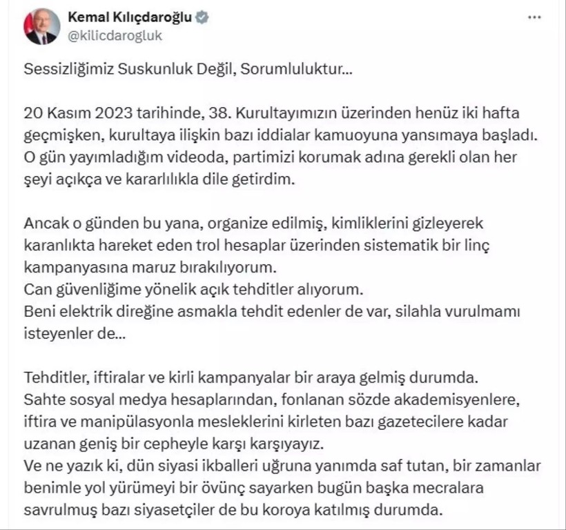 Kılıçdaroğlu sessizliğini bozdu! Çarpıcı kurultay açıklaması! - Resim: 7