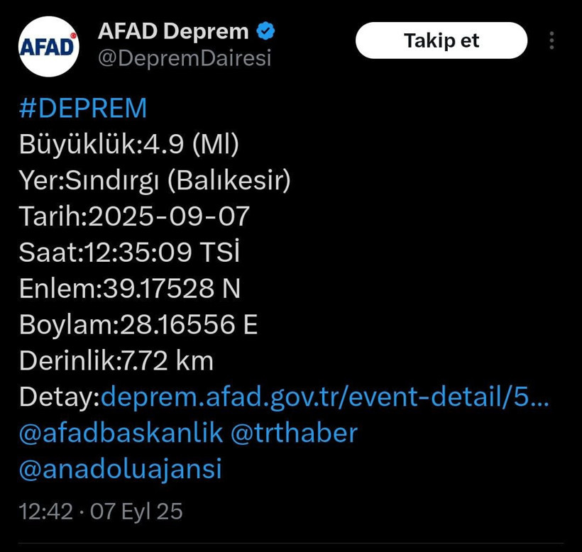 Balıkesir depremi Kocaeli’yi salladı - Resim : 1