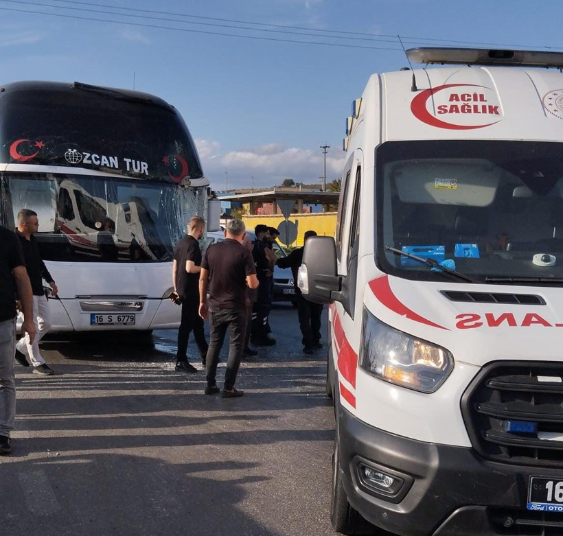 İşçilerin korku dolu anları! Zincirleme kaza... - Resim : 1