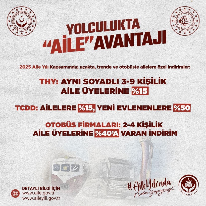 Seyahatte 'Aile Yılı' indirimi - Resim : 1