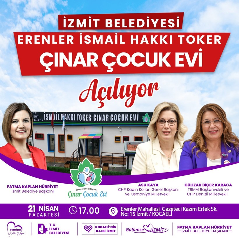 Erenler Çınar Çocuk Evi açılıyor! - Resim : 1