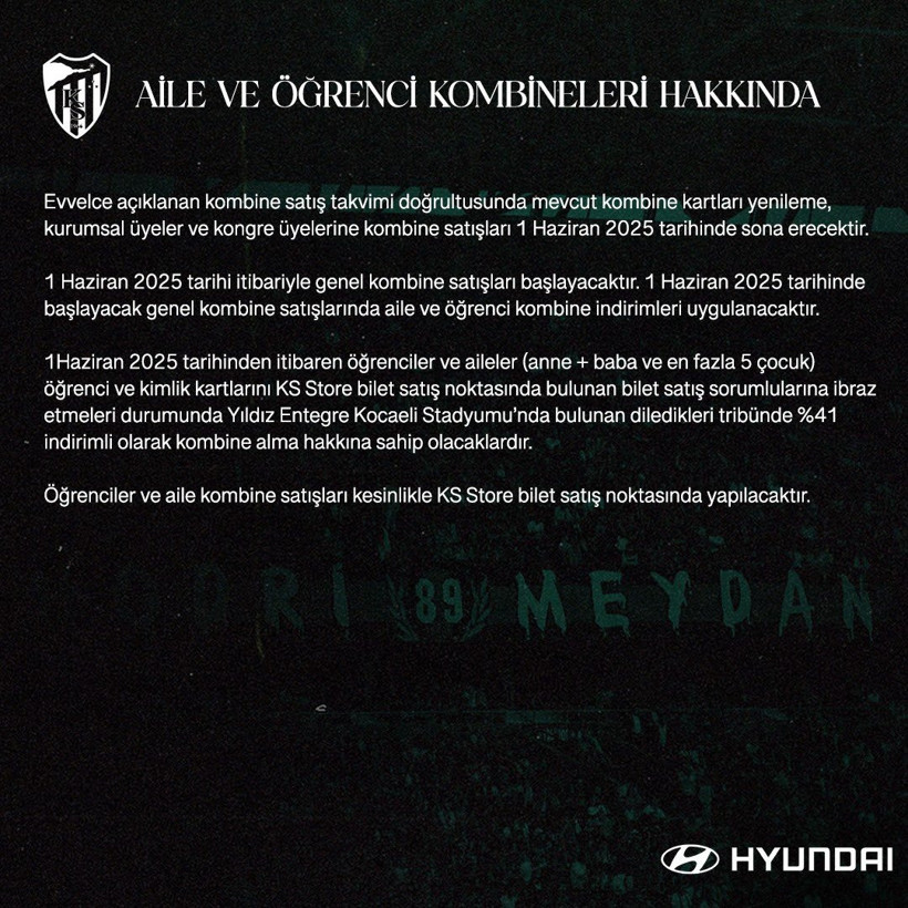 Kombinelere aile ve öğrenci indirimi geliyor - Resim : 1