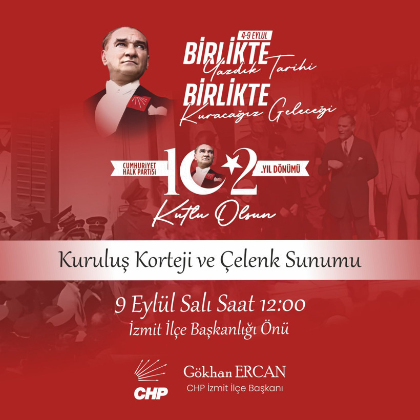 CHP İzmit'ten 9 Eylül çağrısı: Ya hep beraber, ya hiçbirimiz! - Resim : 1