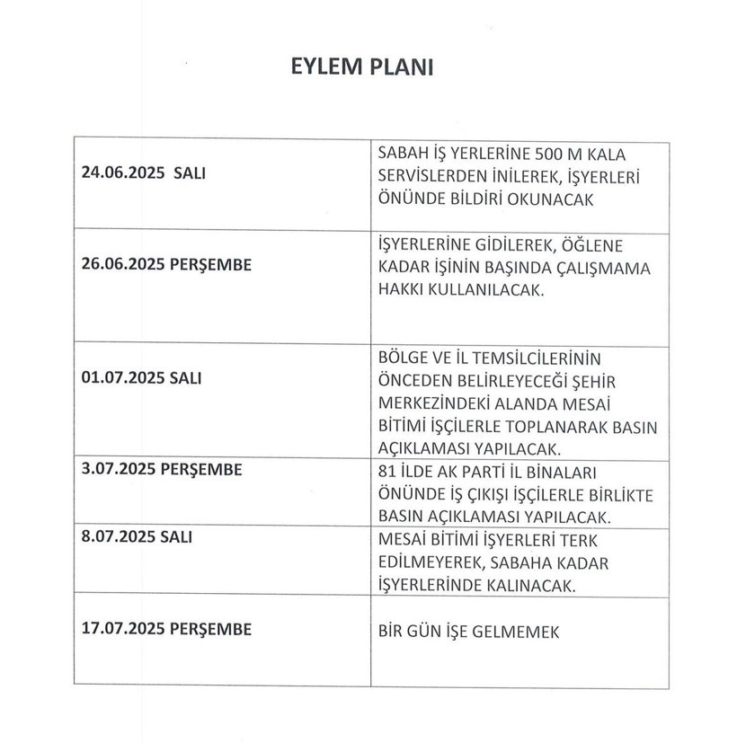 Türk İş kararını verdi! Binlerce işçi hayatı durdurabilir - Resim : 1