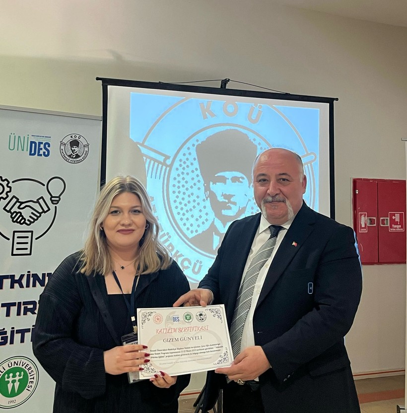 Geleceğin liderleri KOÜ’de yetişiyor: ''Yetkinlik Artırma” projesi tamamlandı - Resim : 1