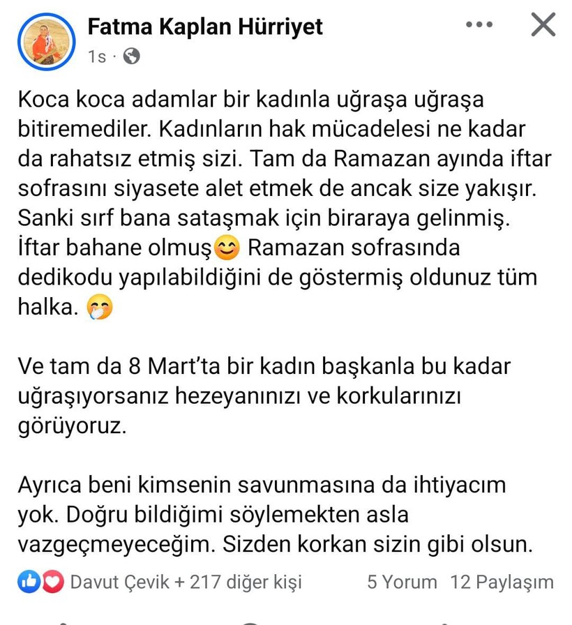 Fatma Kaplan Hürriyet ateş püskürdü! “İftar sofrasında dedikodu yapıldığını da gösterdiniz” - Resim : 1