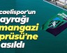 Kocaelispor bayrağı, Osmangazi Köprüsü’ne asıldı