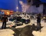 Yıldırım düşen hurdalıkta yangın çıktı!