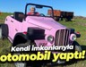 Kendi imkanlarıyla otomobil yaptı!