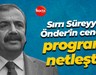 Sırrı Süreyya Önder'in cenaze programı netleşti!