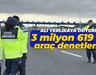 Ali Yerlikaya açıkladı: 3 milyon 619 bin araç denetlendi!