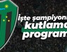 İşte Kocaelispor'un şampiyonluk kutlama programı