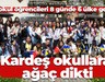 Ortaokul öğrencileri 8 günde 6 ülke gezdi! Kardeş okullara ağaç dikti