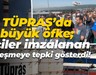 TÜPRAŞ’da büyük öfke; İşçiler imzalanan sözleşmeye tepki gösterdi!
