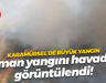 Karamürsel’de büyük yangın; Orman yangını havadan görüntülendi!