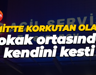 İzmit'te korkutan olay! Sokak ortasında kendini kesti