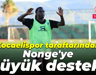 Kocaelispor taraftarından Nonge'ye büyük destek!