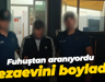 Fuhuştan aranıyordu, cezaevini boyladı!