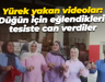 Yürek yakan videolar: Düğün için eğlendikleri tesiste can verdiler